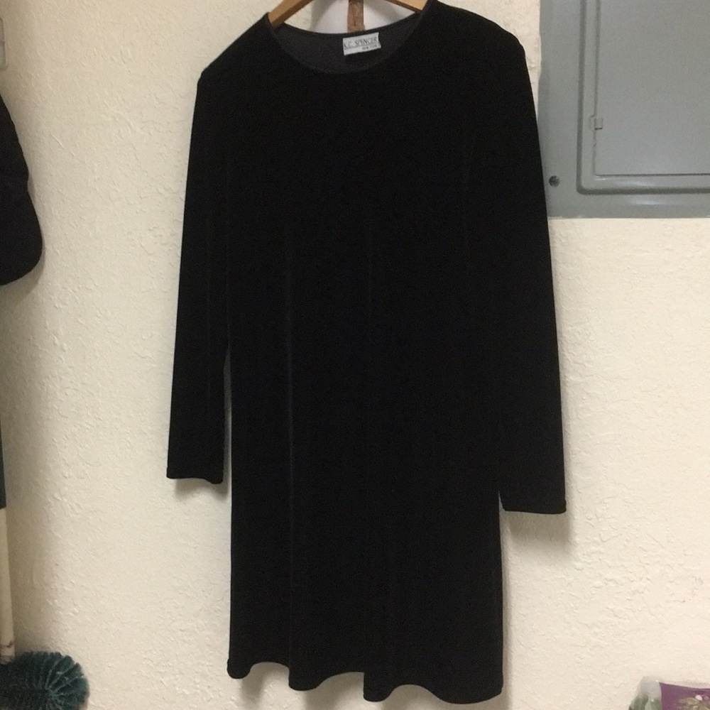Ladies Velvet Dress